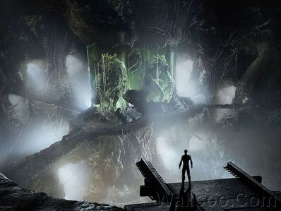 Fantasy art scenery wallpaper sven sauer 06