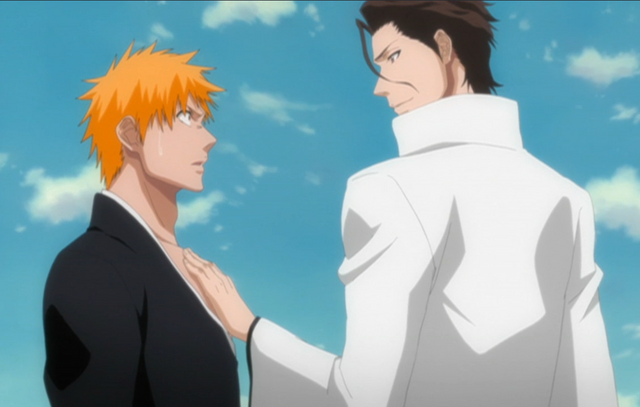 File:Aizen Ichigo too close-1-.png