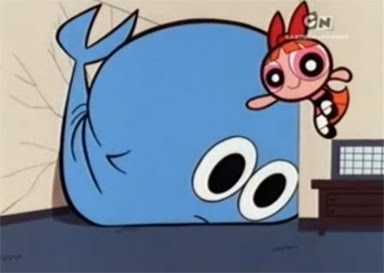 File:Whale against wall.jpg