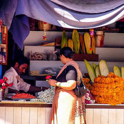 Flower vendor.