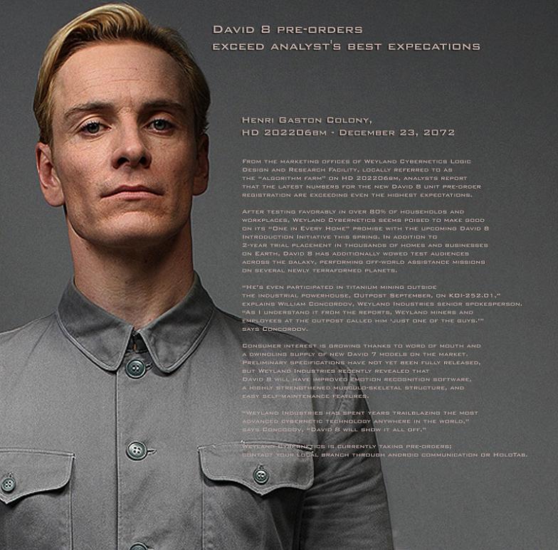 David 8 | Prometheus Wiki | Fandom powered by Wikia Michael Fassbender Movies