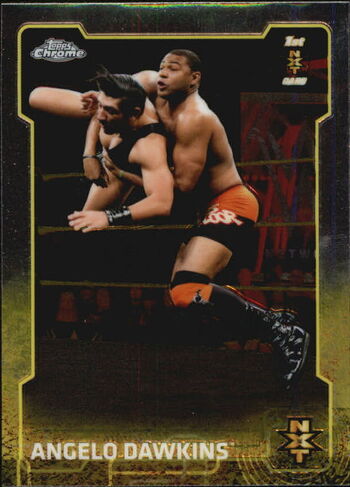 2015 Chrome WWE Wrestling Cards Topps Angelo Dawkins No.93  Pro Wrestling  FANDOM powered 