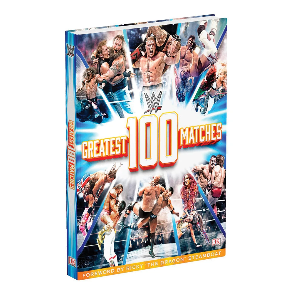 WWE The 100 Greatest Matches Hardcover Book Pro Wrestling FANDOM powered by Wikia