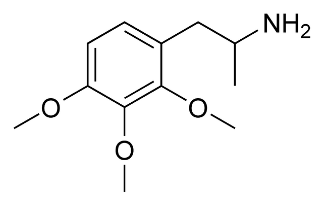 File:2,3,4-Trimethoxyamphetamine chemical structure.png