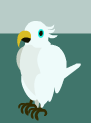 White parrot