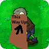Cardboard Shield Zombie