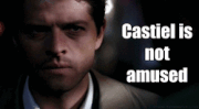 Castiel amused