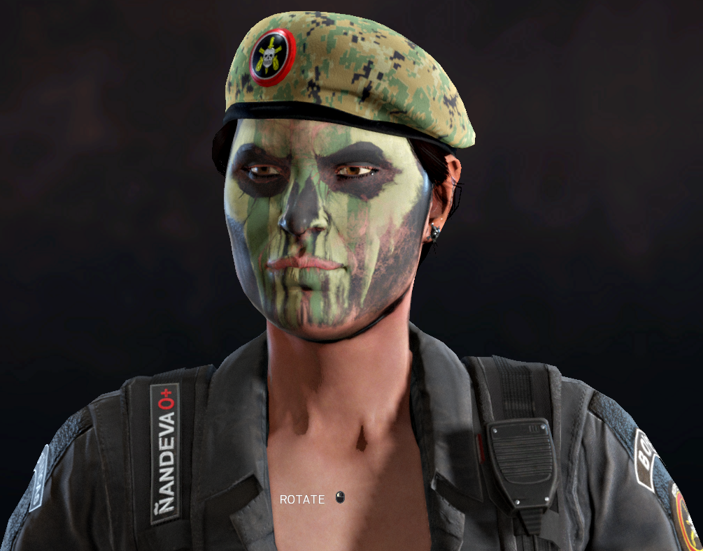 Rainbow Six Siege Caveira No Face Paint Rainbow Six Siege Caveira No Face Paint
