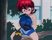Ranma with Blue Urn - Assault on Girls' Locker Room