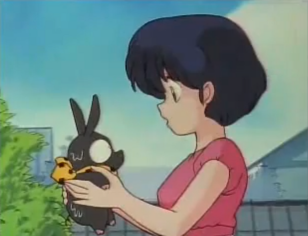 File:Akane finds P-chan.png