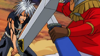Haru protects himself