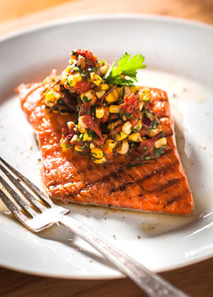 Salmon-with-corn-salsa