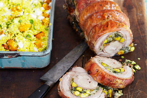 Stuffed lambs breast