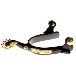 Black-steel-ladies-roping-spur