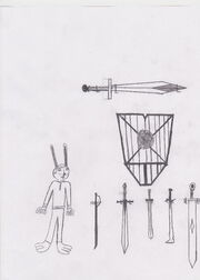Prescutt in armory.