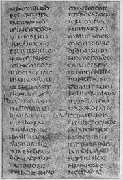 Old latin gospel