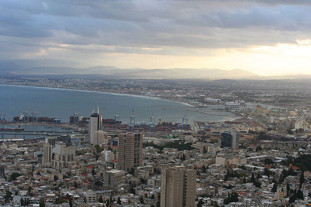 File:Sunrise at Haifa Bay.jpg