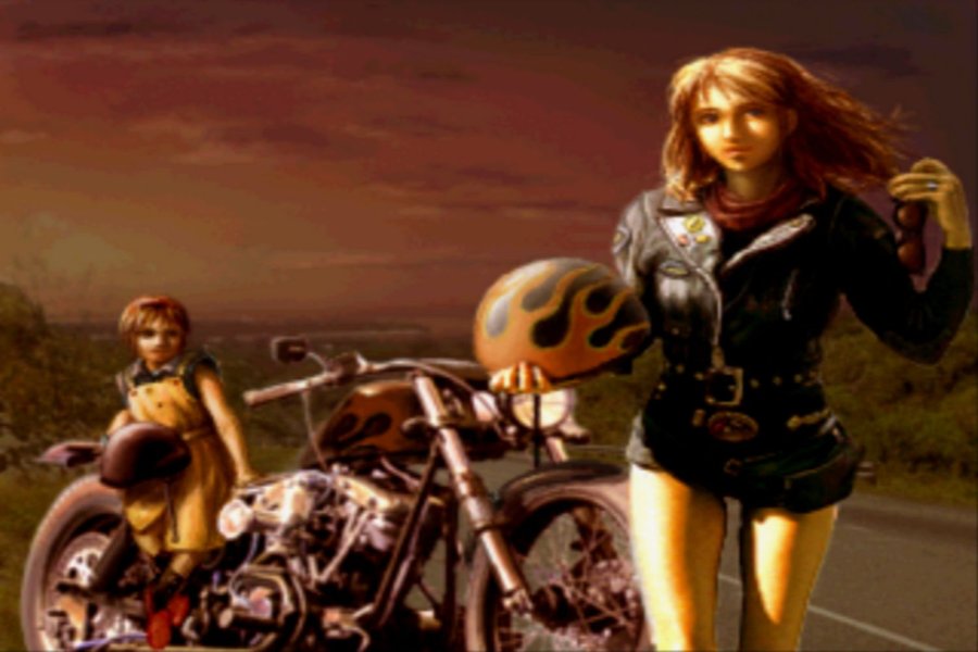 Image result for claire redfield motorcycle