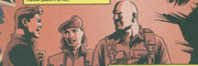 Falcon, Chris, and Jill