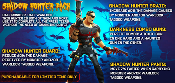 Shadow Hunter Pack from Facebook