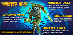 Monster Gear from Facebook