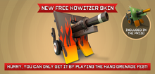 New Free Howitzer Skin