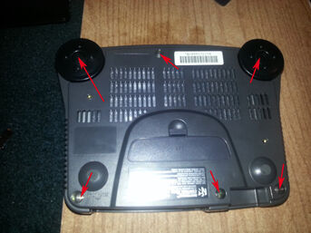 Bottom screws