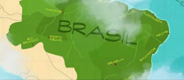 Rio 2 Brazil map