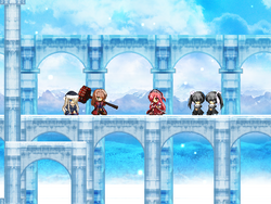 Rosenkreuzstilette weisssilber ending
