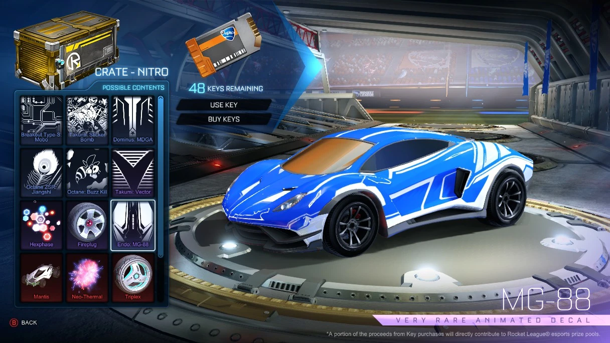 Image Crate Nitro Endo MG88.jpg Rocket League Wiki FANDOM
