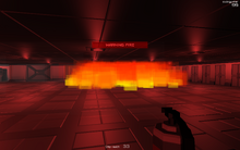 Fire on ship