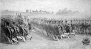 Wallachian infantery marching, 1837.jpg