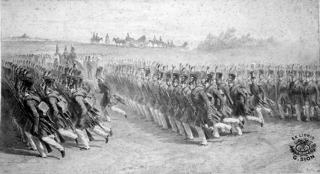 Fișier:Wallachian infantery marching, 1837.jpg