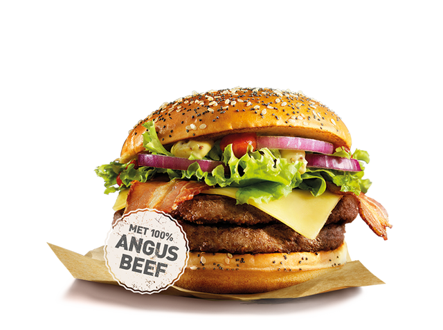 File:Maestro burger with 100% Angus beef label.png
