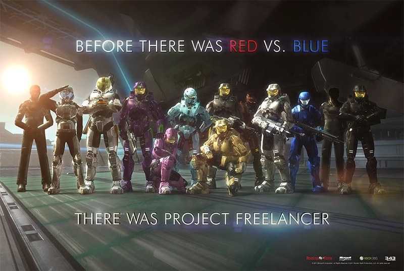 Red vs. Blue The Project Freelancer Saga The Rooster