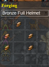Forge- Bronze Full Helmet