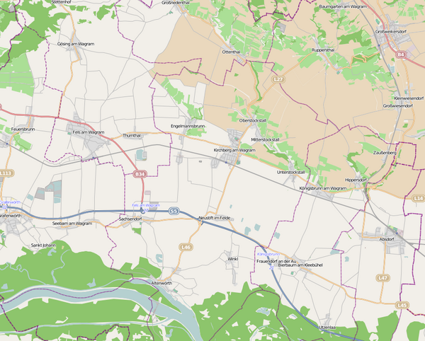 Karte Kirchberg Open Street Map