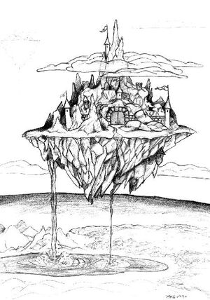 Floating castle