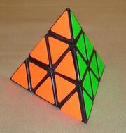 Pyraminx solved