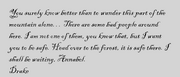 RK Drakes Note