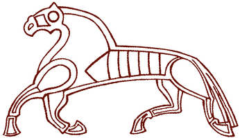 Red horse