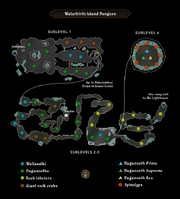 Waterbirth Island Dungeon map