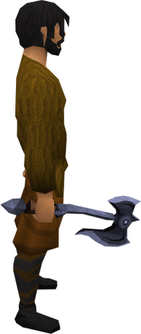 File:Mithril battleaxe equipped.png