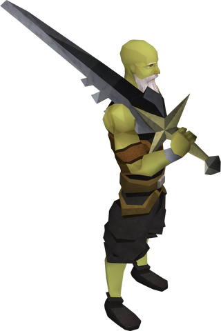 File:Lucky Saradomin sword equipped.png