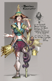 Bamboo merchant concept art