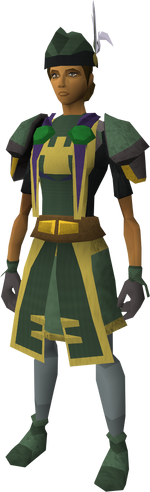 Commander clothing female equipped