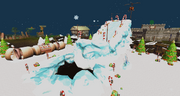 Christmas 2014 snowboarding ramp