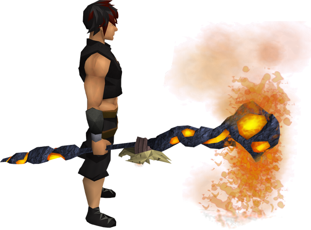 File:Skeletal lava battlestaff equipped.png