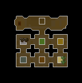 Betty's Magic Emporium basement map
