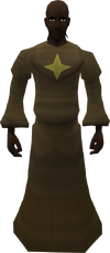 Monk's robes equipped
